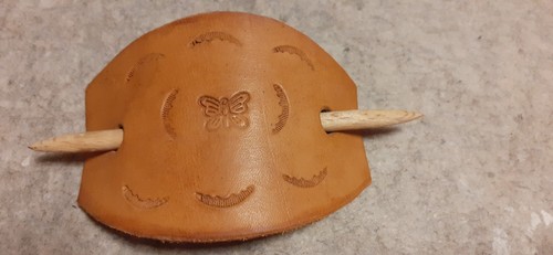 Punzierte haarspange aus - haarspange,