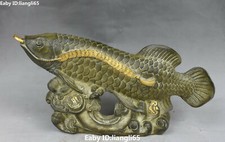 14"China Bronze Gilt Fengshui