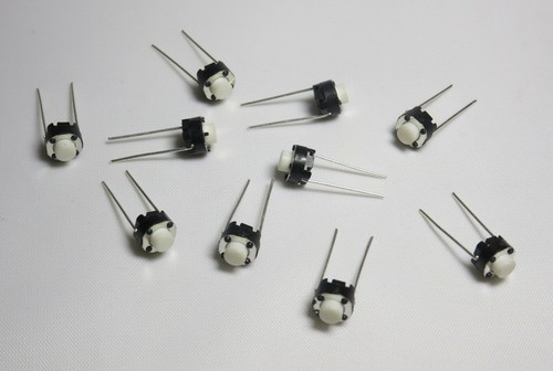 50x taster weiss rund 6x6x5 - 5x-50x,