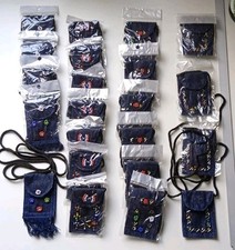 22 Stück Kleine Taschen Lange Schnur ? Brustbeutel OVP Neu Perlen Hippi Boho ?