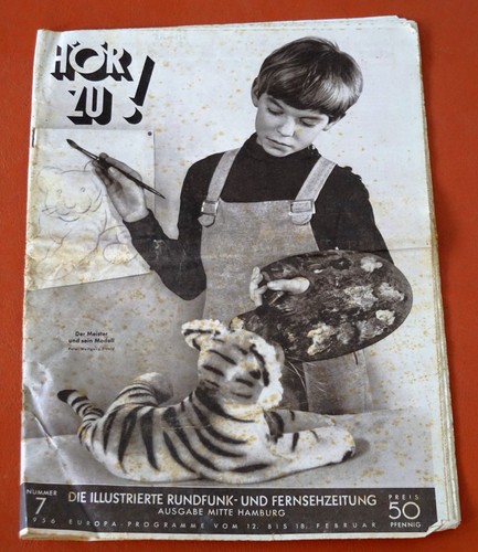 Alte illustrierte hör zu - alte,