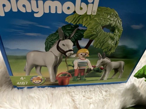 Playmobil mädchen mit esel - playmobil-mädchen,
