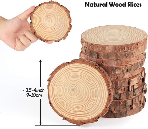 40pcs rund holzscheiben - 10/40pcs,