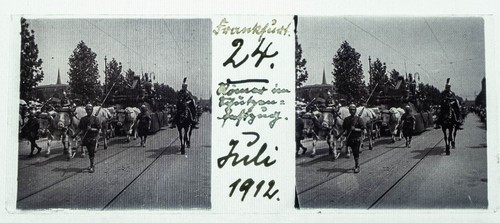 Stereo foto frankfurt - stereo, 1912