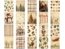 20 Weihnachten Kartenaufleger