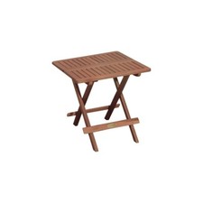 Gartentisch Beistelltisch LA  Eukalyptus Grandis Gartenhocker klappbar 50x50cm