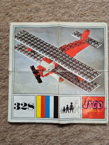 Lego 328 bauanleitung flugzeug - lego,