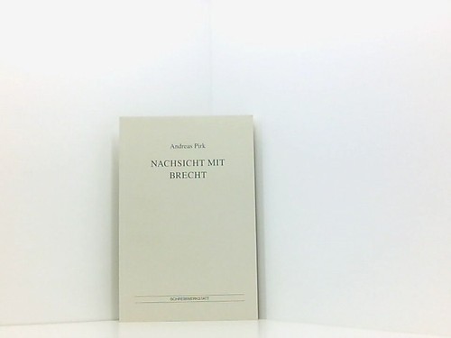 Nachsicht mit brecht gedichte - nachsicht,