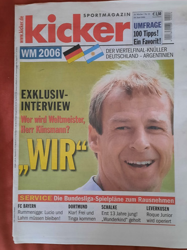 Kicker sportmagazin 26 - sportmagazin, nr.