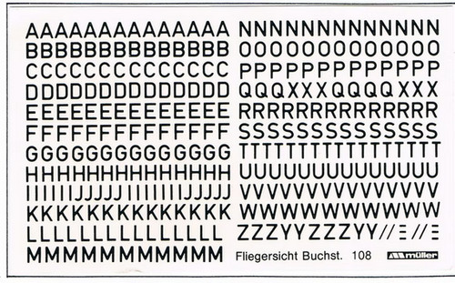 Decals fliegersicht - 1:87, "fliegersicht