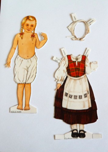 Anziehpuppe papierpuppe - anziehpuppe,,