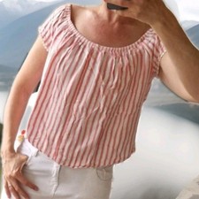 Hübsche Kurze Carmen-Bluse in Größe 38 von der Marke Atmosphere