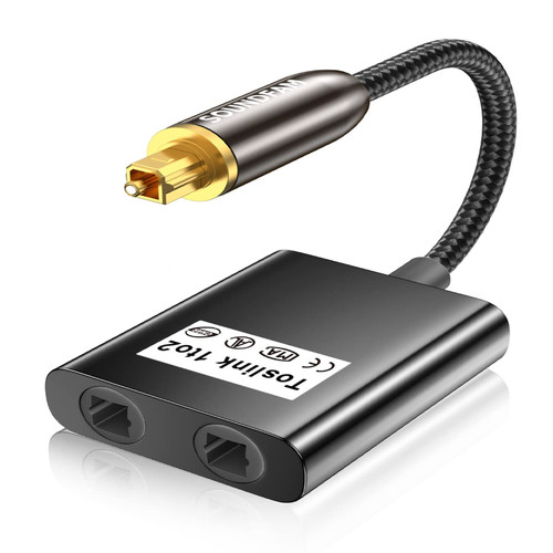 Toslink splitter 2 audio - 1, zu