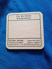 Bierdeckel Berliner Kneipe - Frankfurt Flughafen - Schöfferhofer