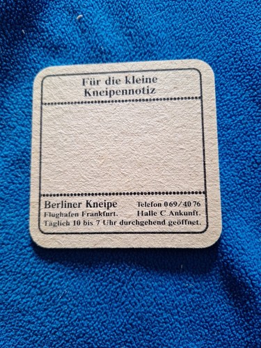 Bierdeckel berliner kneipe - berliner,