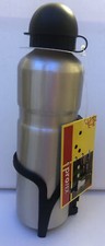 Fahrrad Trinkflasche Alu 0,6 ltr Mit Halter von Profex