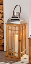 Holz laterne kerzenhalter - holz,