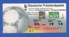2000 --- FINALE DFB-Pokal  --- SV Werder Bremen v Bayern München --- Ticket