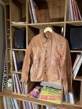 Bikerjacke Herren Echtleder