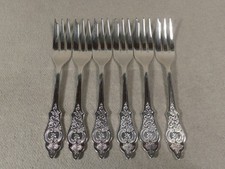 Robbe & Berking Ostfriesenmuster 6 Kuchengabeln 15 cm 90er Silberauflage