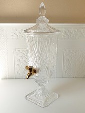 Getränkespender 2 Liter Zapfhahn Wasserspender Saftspender Dispenser Kristall