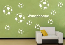 Wandtattoo Fussball Fußball