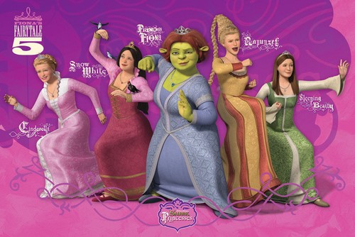 Shrek filmposter fiona - shrek,