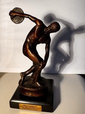 Bronzeskulptur des Diskobolo -