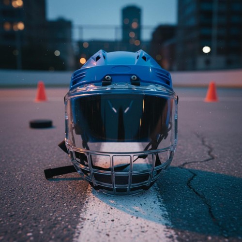 Eishockeyhelm-Visier