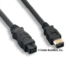 6FT FIREWIRE CABLE 9 PIN to 6