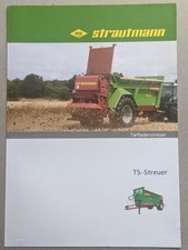 STRAUTMANN Tiefladerstreuer Miststreuer Dungstreuer Prospekt Traktor Schlepper