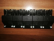 5 stück Wieland Stecker ST18 ST18/3B schwarz mit Zugentlastung 