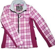 Cox Swain Softshell Jacke Wanderjacke winddicht 15000 mm rosa kariert Damen M