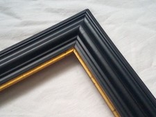 breiter Barock Wellen Bilderrahmen 19. Jahrh  48 cm x 38 cm