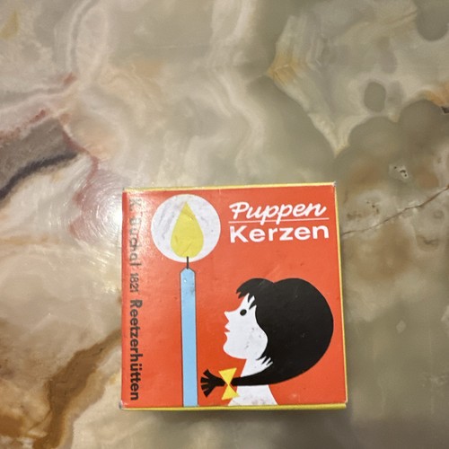Ddr puppenkerzen schachtel - ddr, in