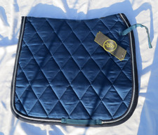 BR Dressurschabracke Schabracke DL blau silber Kordel NEU