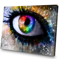 Leinwand Bild Frau Auge Erotik