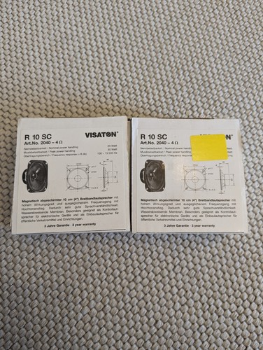 Visaton sc 4ohm - 2x, 10