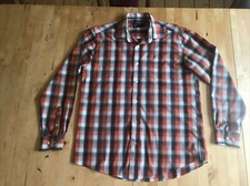 Cedarwood State Hemd Langarm, Gr. M, Orangeröter, Länge 76 cm