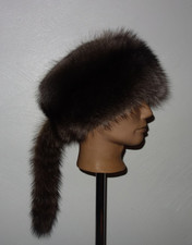 Waschbär Pelz Mütze XXL