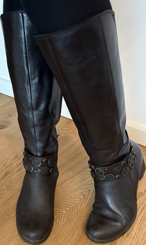 Think damen leder stiefel - leder,