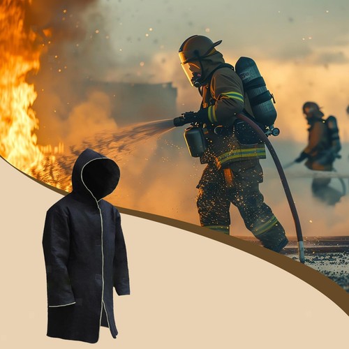 Notfall feuerschutzanzug mit - notfall,