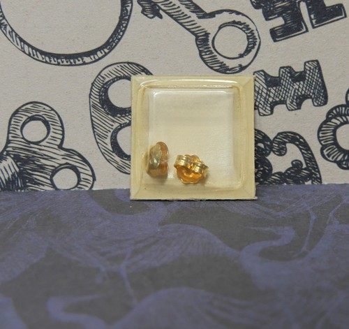 Ohrmuttern aus 333 gelbgold - 2,