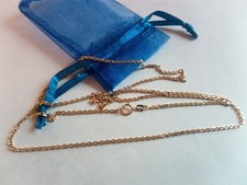 Kette Halskette Ankerkette echt Gold 14 Karat 585 Gelbgold 60 cm lang