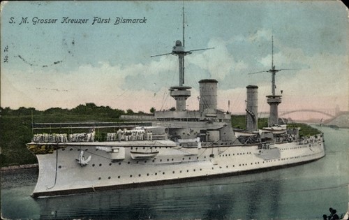 Deutsches kriegsschiff - ak,