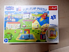 Peppa Wutz Flip-Flap Puzzle von Trefl,36 Teile mit Klappen zum öffnen ,gebr.