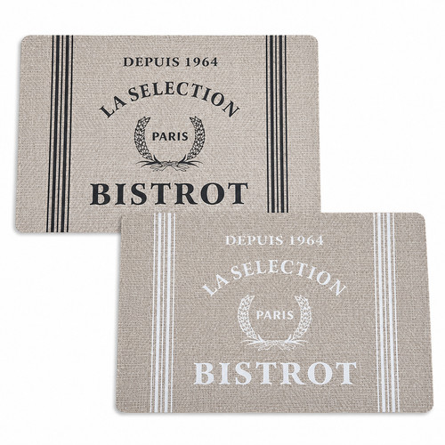 Bistrot tischsets 2er set - tischsets,