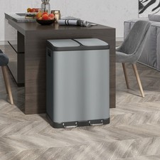 HOMCOM Mülleimer 2 x 30L