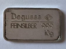 Degussa Feinsilber 10 Gramm