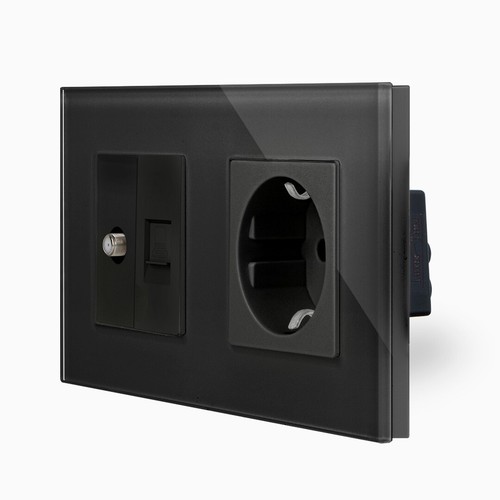 Schuko steckdose lan - schuko,